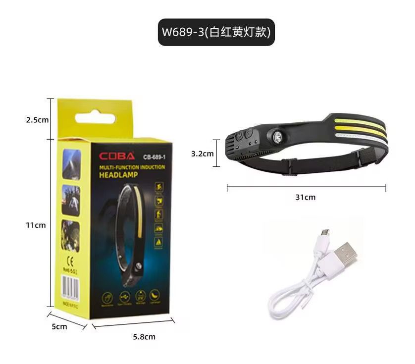 COBA CB-689-1 Multi-Function Induction Headlamp