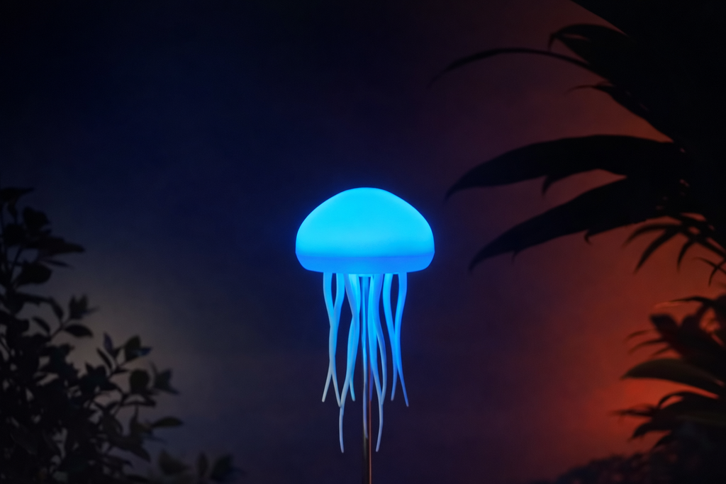 LED Jellyfish Lamp – Color-Changing Ambient Night Light