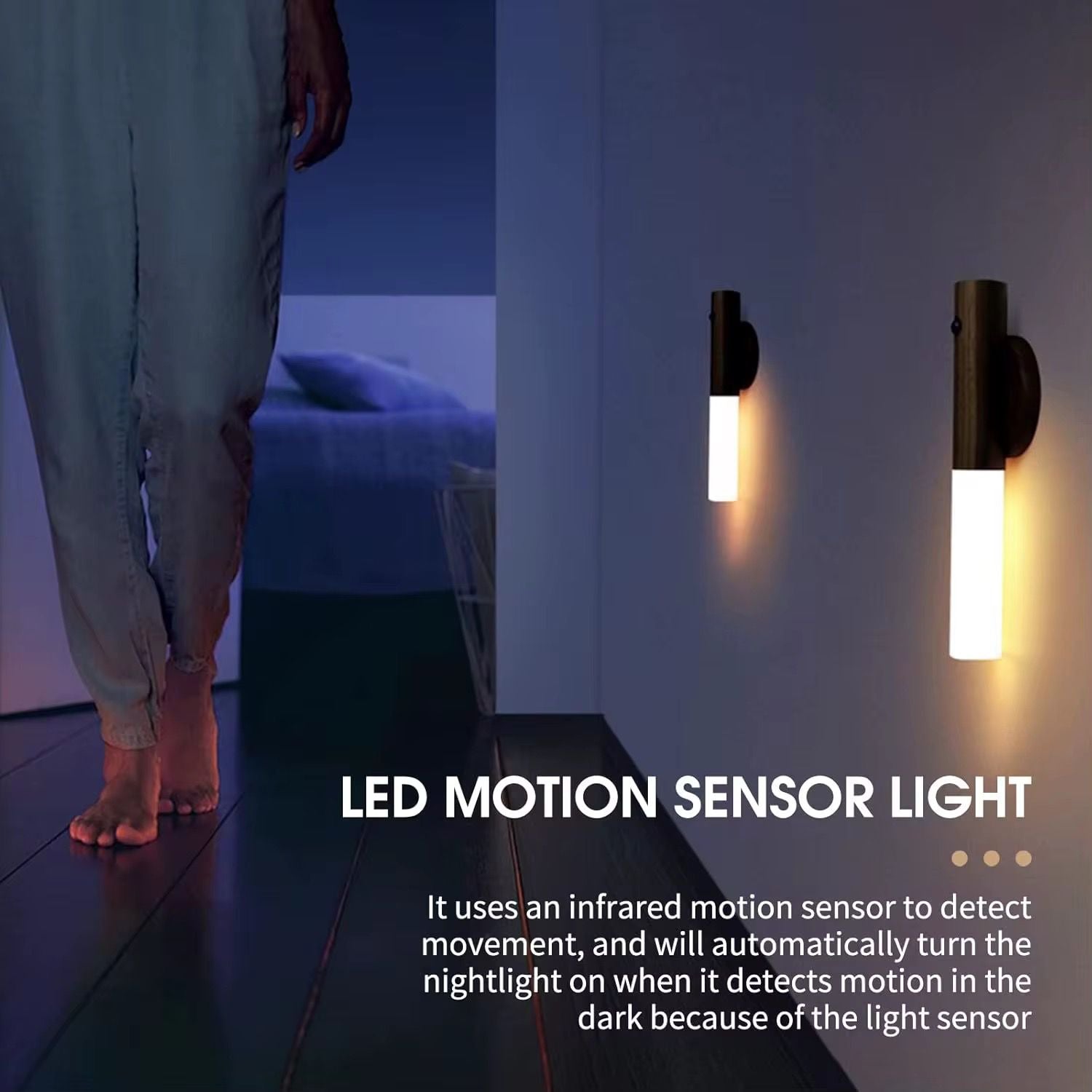LED Motion Sensor Night Light