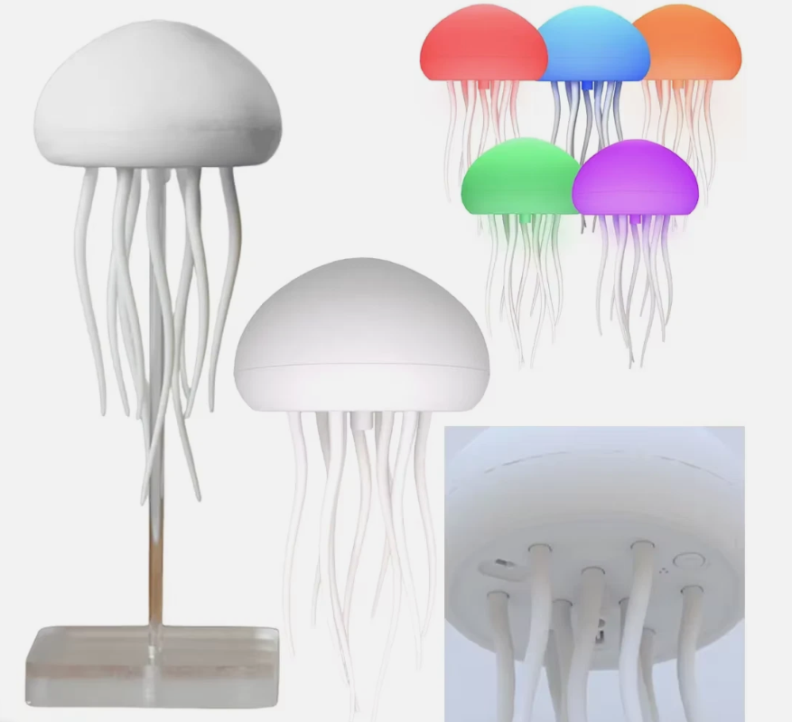 LED Jellyfish Lamp – Color-Changing Ambient Night Light