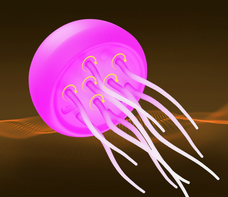 LED Jellyfish Lamp – Color-Changing Ambient Night Light