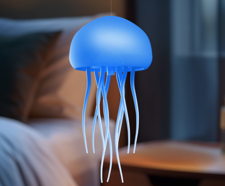LED Jellyfish Lamp – Color-Changing Ambient Night Light